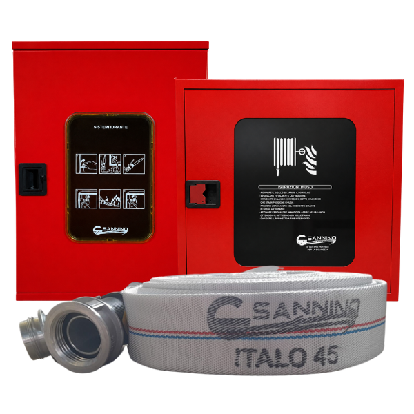 Manichette, cassette porta manichette e naspi antincendio